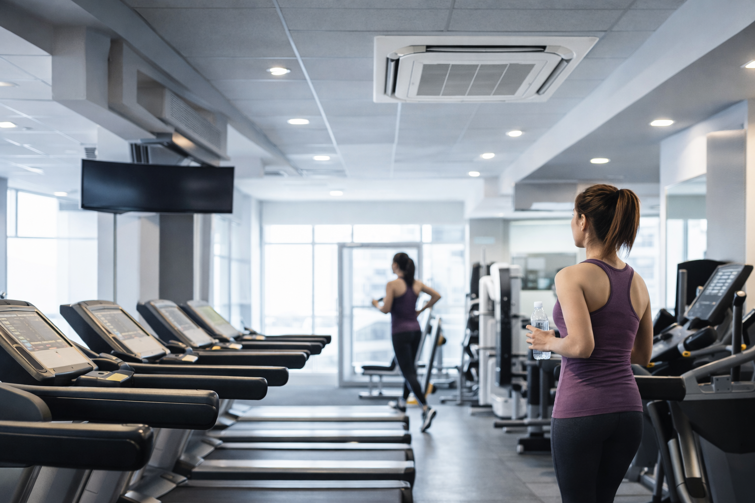 Climatisation salle de sport